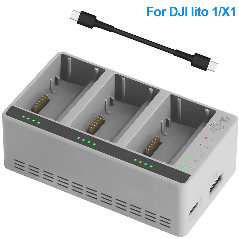 Drone Charging Hub - Зарядное устройство-хаб для DJI LITO 1