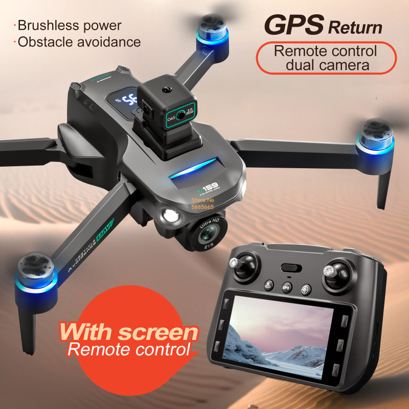 Drone Power Bank - Двойная камера 8K, 5G, WIFI, FPV,