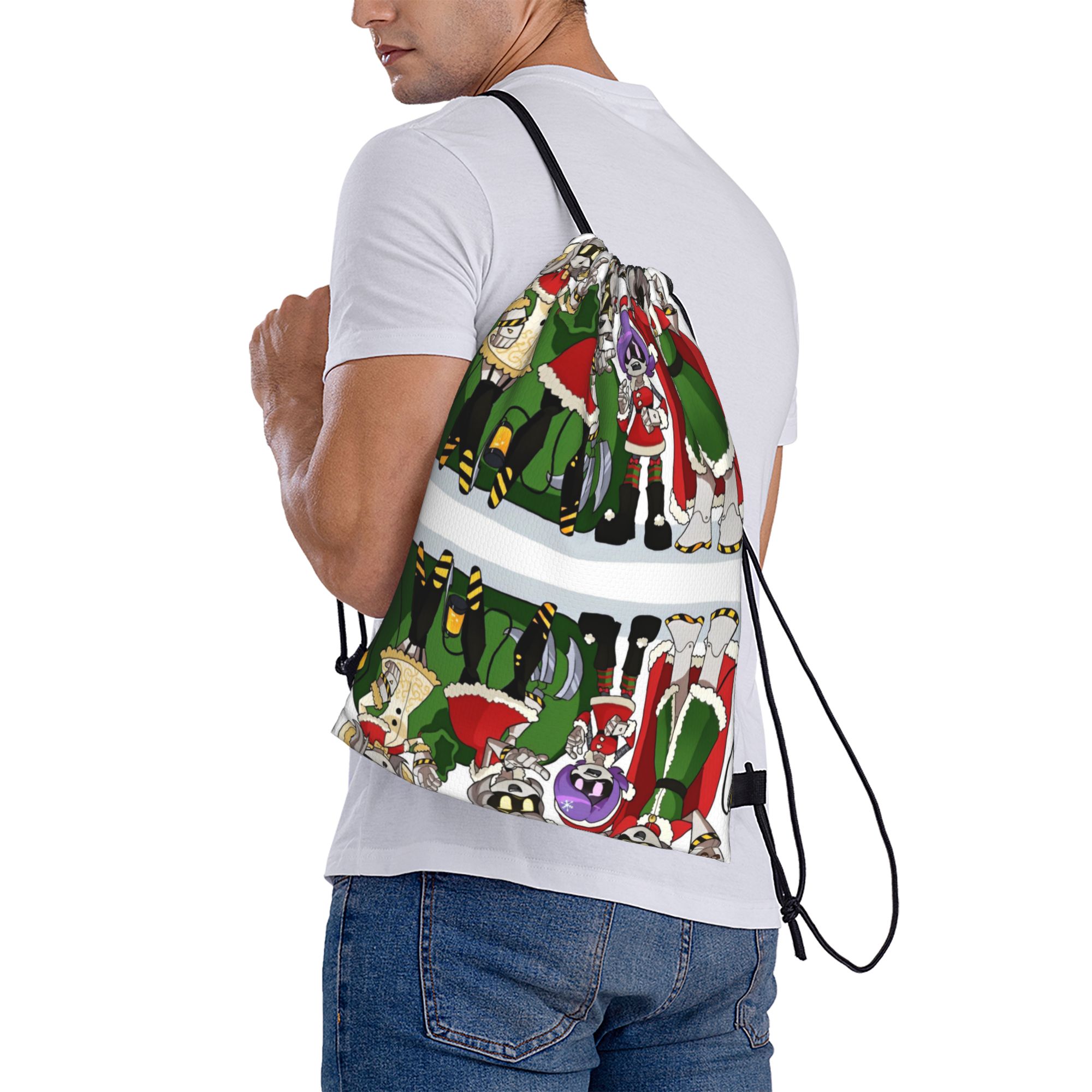 Drone Backpack - Сумка-мешок A MURDER Drones Christmas-bayingimg на