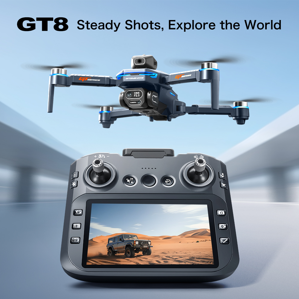 Drone Controller Screen - Воздушный дрон GT8 для предотвращения препятствий