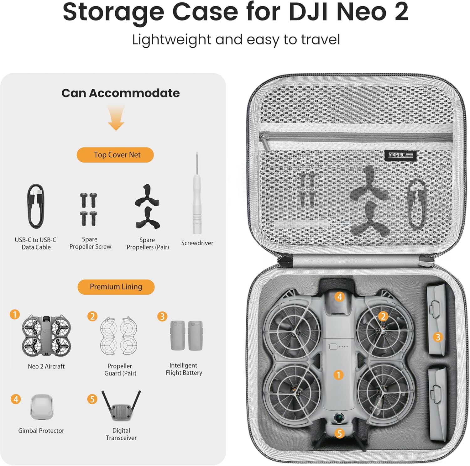 STARTRC Neo 2, портативная сум – обзор и цена Drone Carrying Case