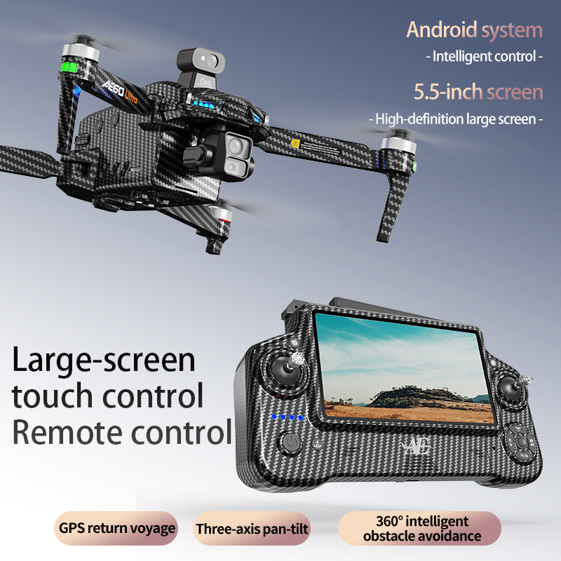 AE60 GPS Дрон Профессиональная – обзор и цена Drone Controller Screen