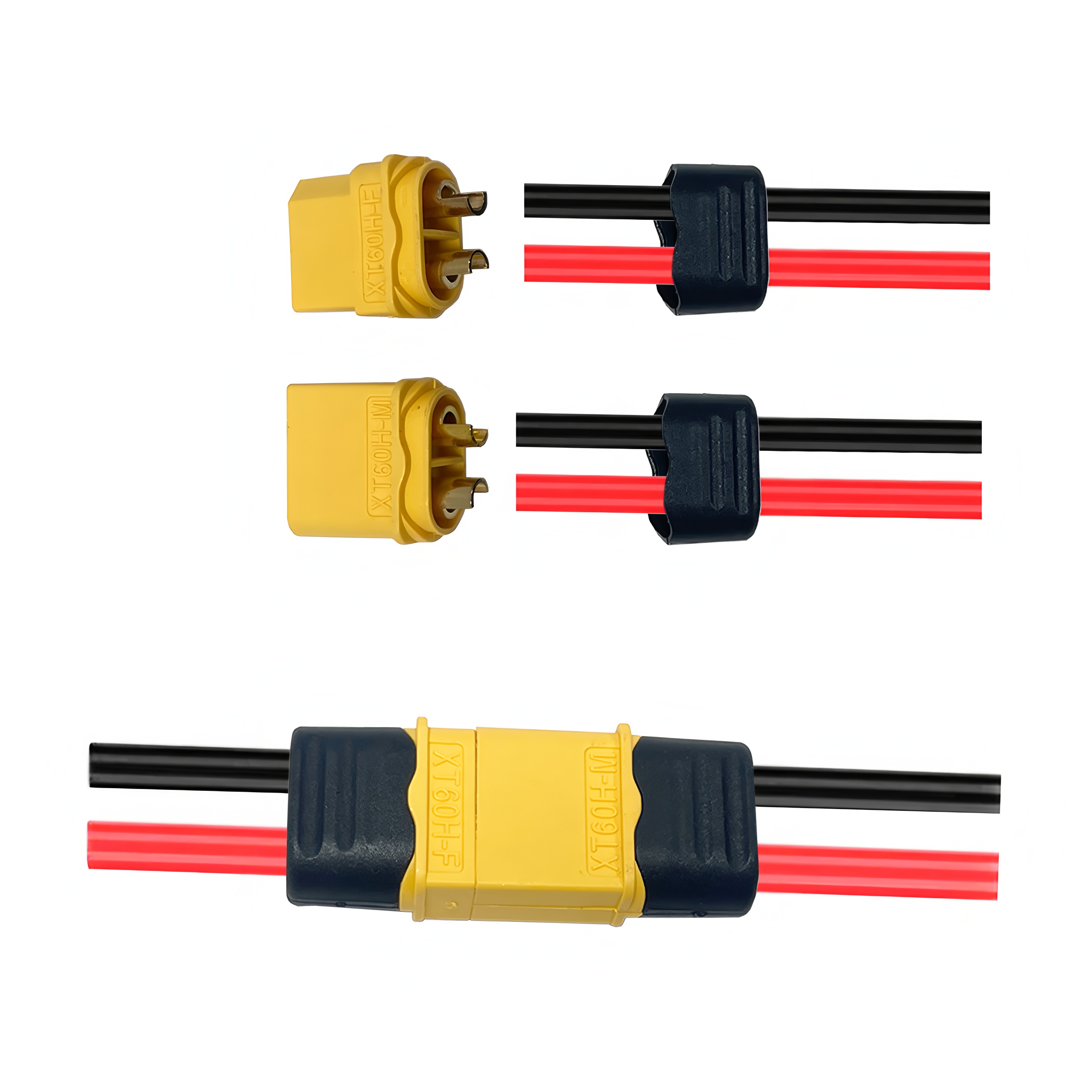 Комплект разъемов XT60H (10/20 – обзор и цена Drone Battery Adapter